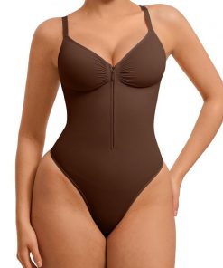 Alternative view of Women's Seamless Zip-Up Bodysuit Shapewear