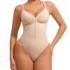 Women's Seamless Zip-Up Bodysuit Shapewear