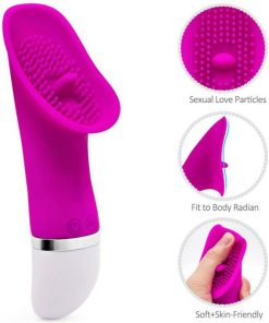 Pink Silicone Clitoral Stimulator Dimensions & Specs