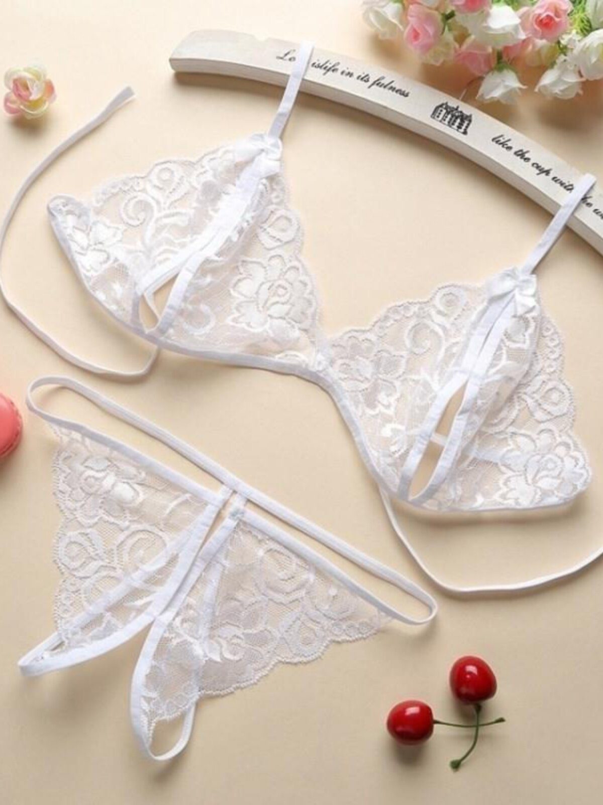 Romantic Lace Intimates Collection - Multi-Color Lingerie Set - Image 3