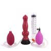Inflatable Animal-Inspired Silicone Dildo