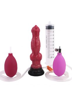 Inflatable Animal-Inspired Silicone Dildo