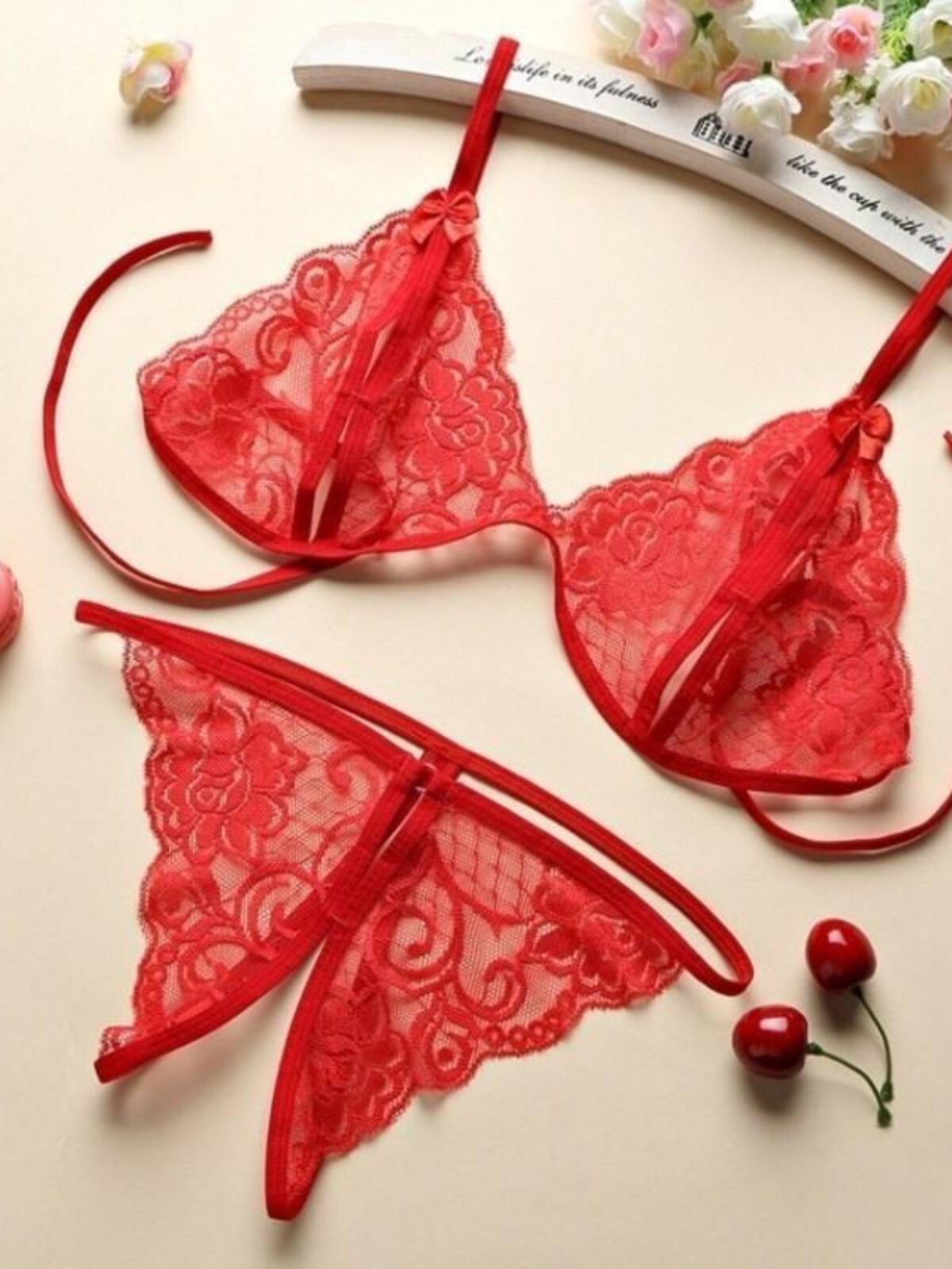 Romantic Lace Intimates Collection - Multi-Color Lingerie Set - Image 4