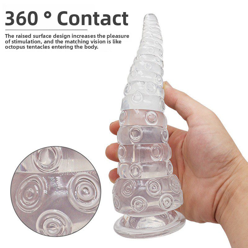 Adult Clear Silicone Tentacle Fantasy Toy - Image 2