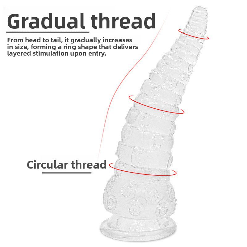 Adult Clear Silicone Tentacle Fantasy Toy - Image 3