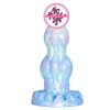 Marbled Fantasy Silicone Dildo – Large Textured Beast Toy