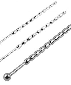 Stainless Steel Urethral Sound Set – Beaded Penis Plug Dilator