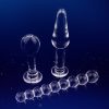 Crystal Glass Sex Toy Set – Moon & Star Moonlight Wand