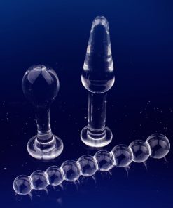 Crystal Glass Sex Toy Set – Moon & Star Moonlight Wand
