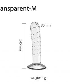 Alternative view of Transparent Crystal Penis Stimulator Adult Sex Toy