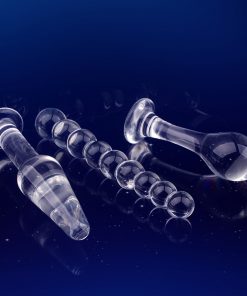 Alternative view of Crystal Glass Sex Toy Set – Moon & Star Moonlight Wand