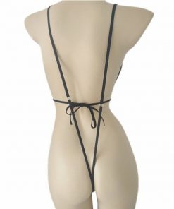 Alternative view of Sexy Design: Alluring one-piece lingerie set with mini bikini