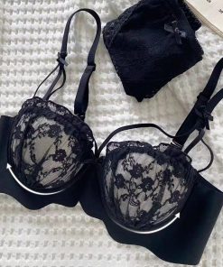 Sexy Lace Adjustable Push-Up Bra Set