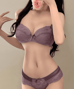 French Sexy Lace Gathering Lingerie For Woman