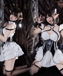 Alternative view of Japanese Style Sexy Maid Cosplay Costume