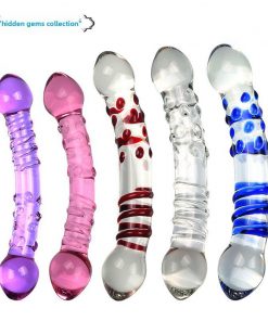 Transparent Glass Dildo Sex Toys