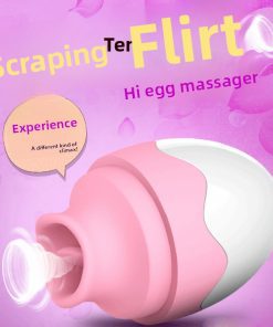 Tibehi Egg Tongue Licker Vibrating Sex Toy for Women