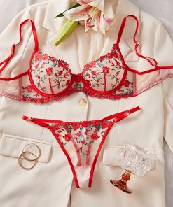 Ultra-thin adult lingerie bras and underpants